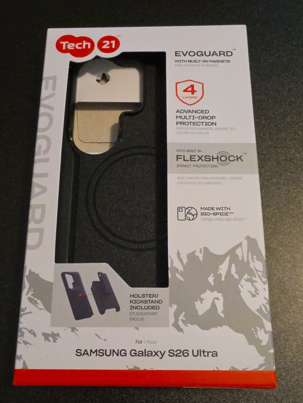 tech21 Evoguard Case for Samsung Galaxy S26 Ultra – Black